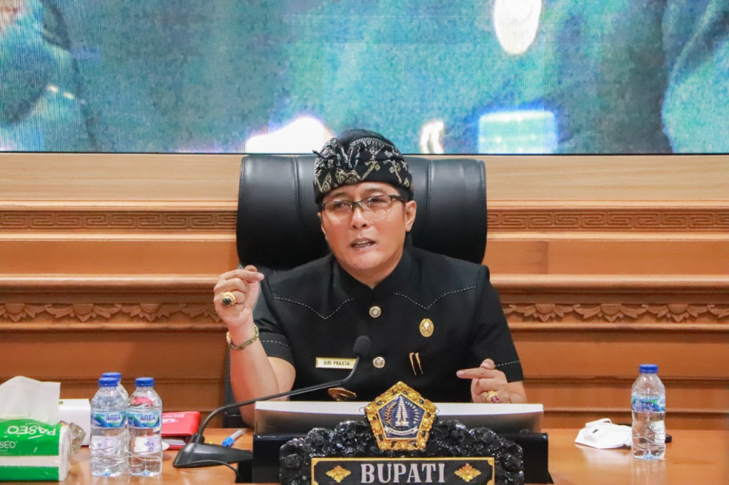 Bupati Badung Sampaikan Presentasi Calon Penerima Anugerah Kebudayaan Indonesia 2021